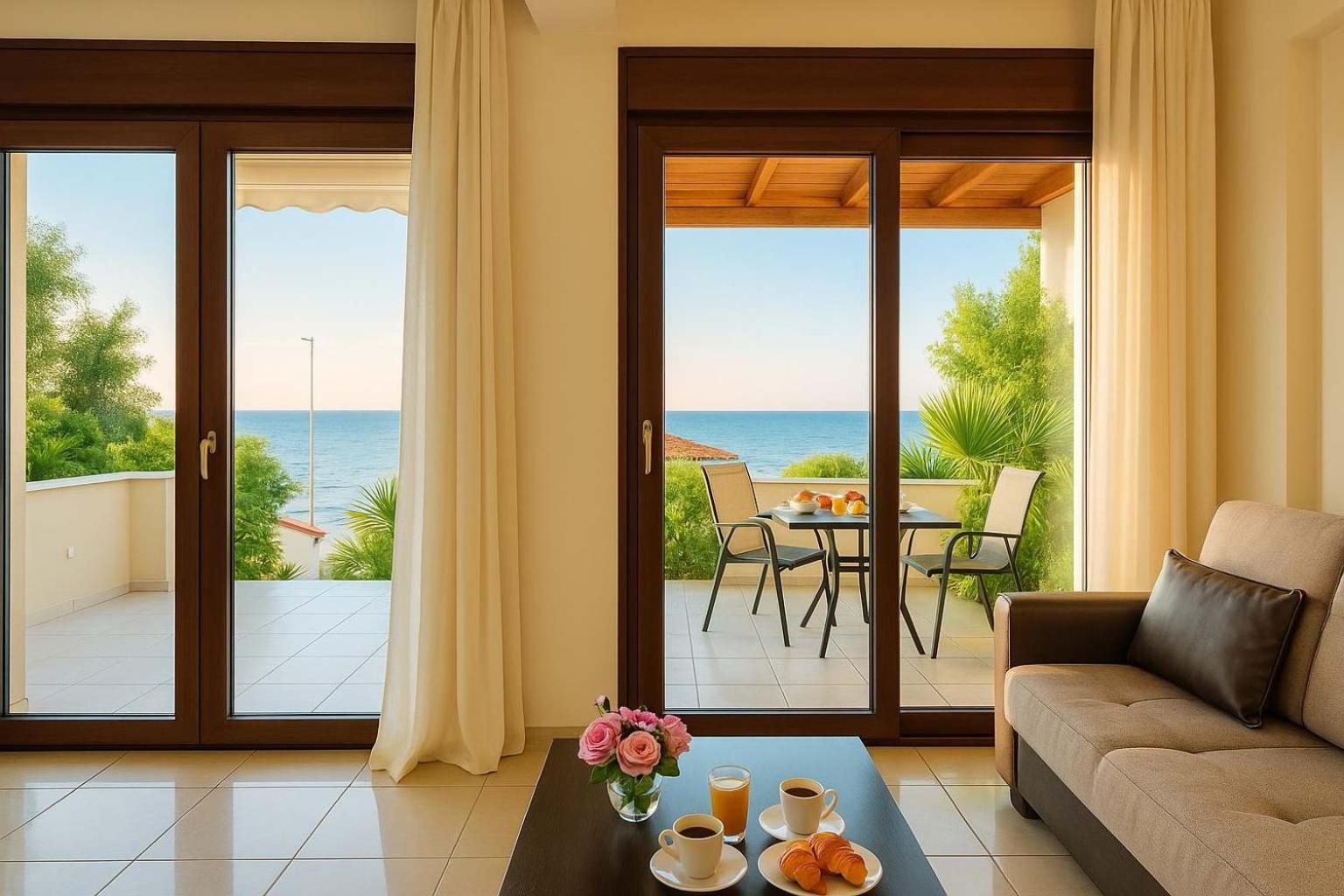 Villa Armonia - Beachfront Majestic Retreat Petalídhion Extérieur photo